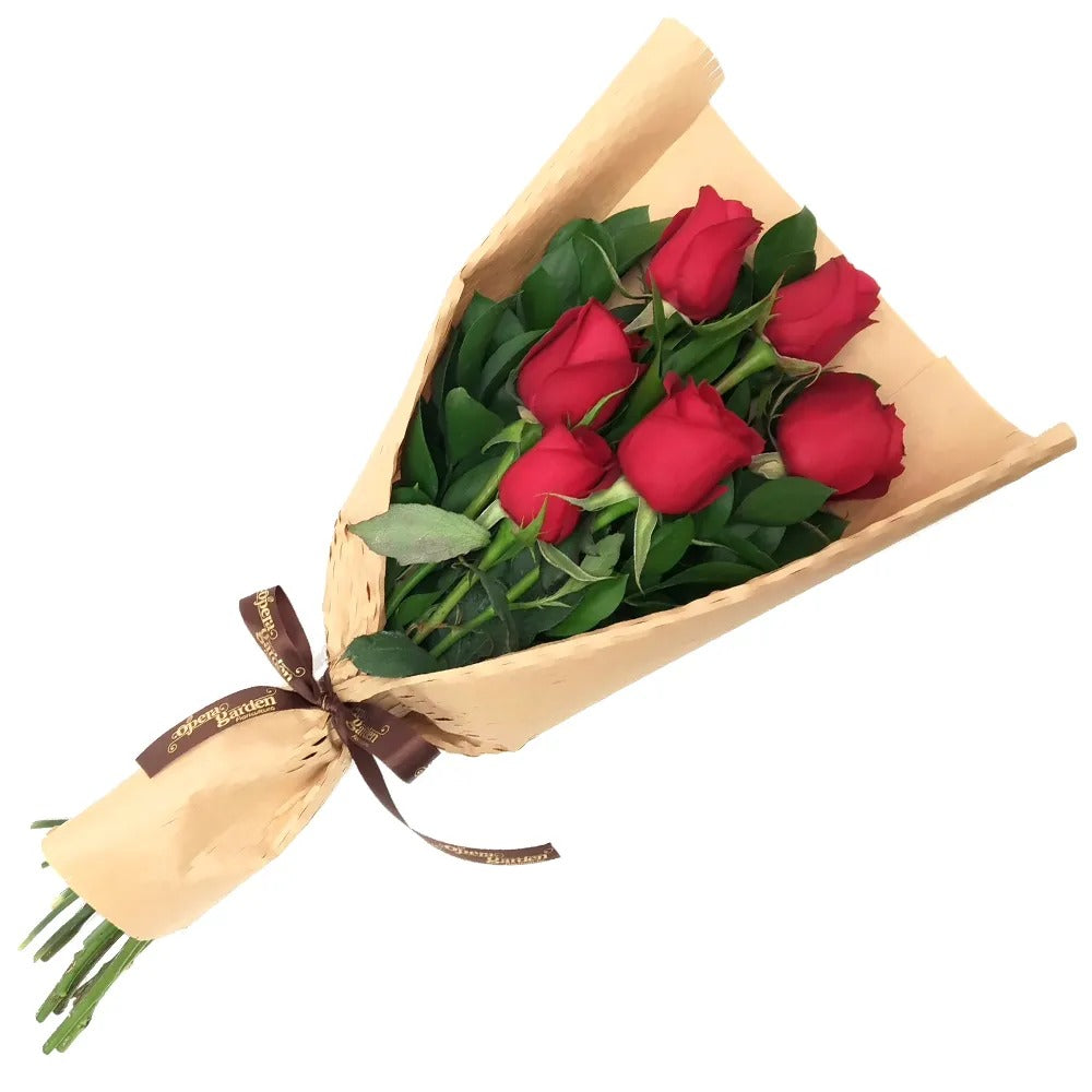BUQUE DE ROSAS NACIONAIS 6 UNIDADES
